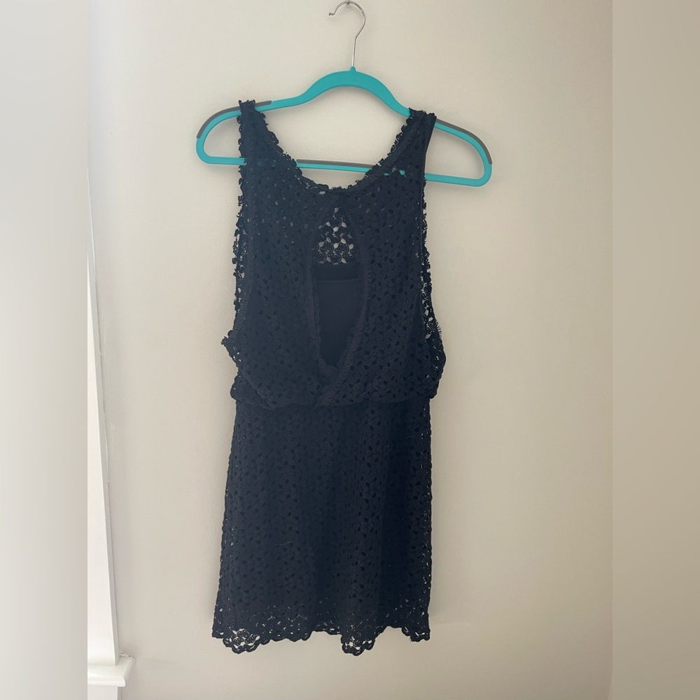 Free People Black Crochet Dress - Picture 5 of 6